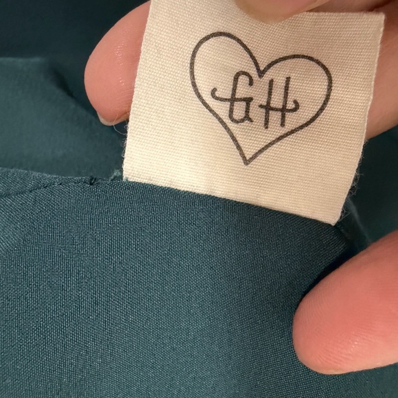 Matilda Jane Good Hart Double-Breasted Velvet dark green Women's Blazer size S - Picture 5 of 9